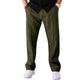 Men's Casual Loose Straight Pants with Drawstring - Ricks Fashion